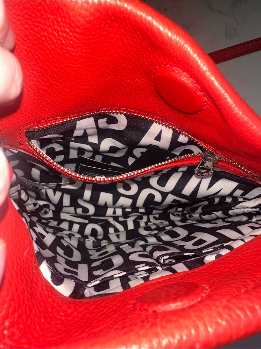 Marc by Marc Jacobs Red Leather Crossbody  Bag - Picture 10 of 11